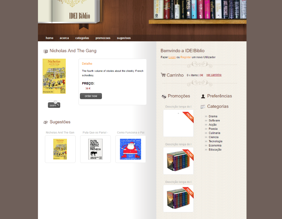 IDEI Biblio – ASP.NET online book store